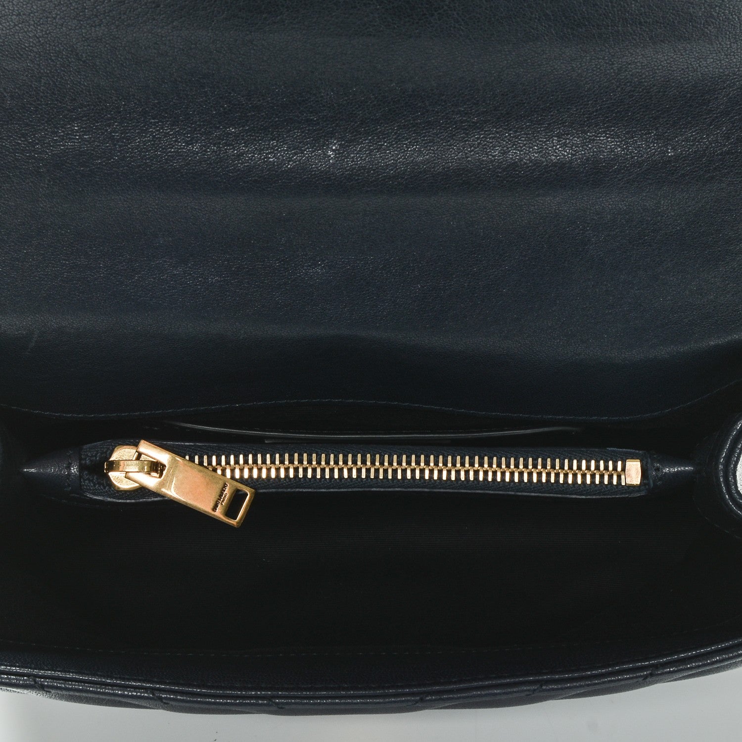 Saint Laurent Sheepskin Matelasse Medium College Monogram Bag Navy Blue 5 of 9