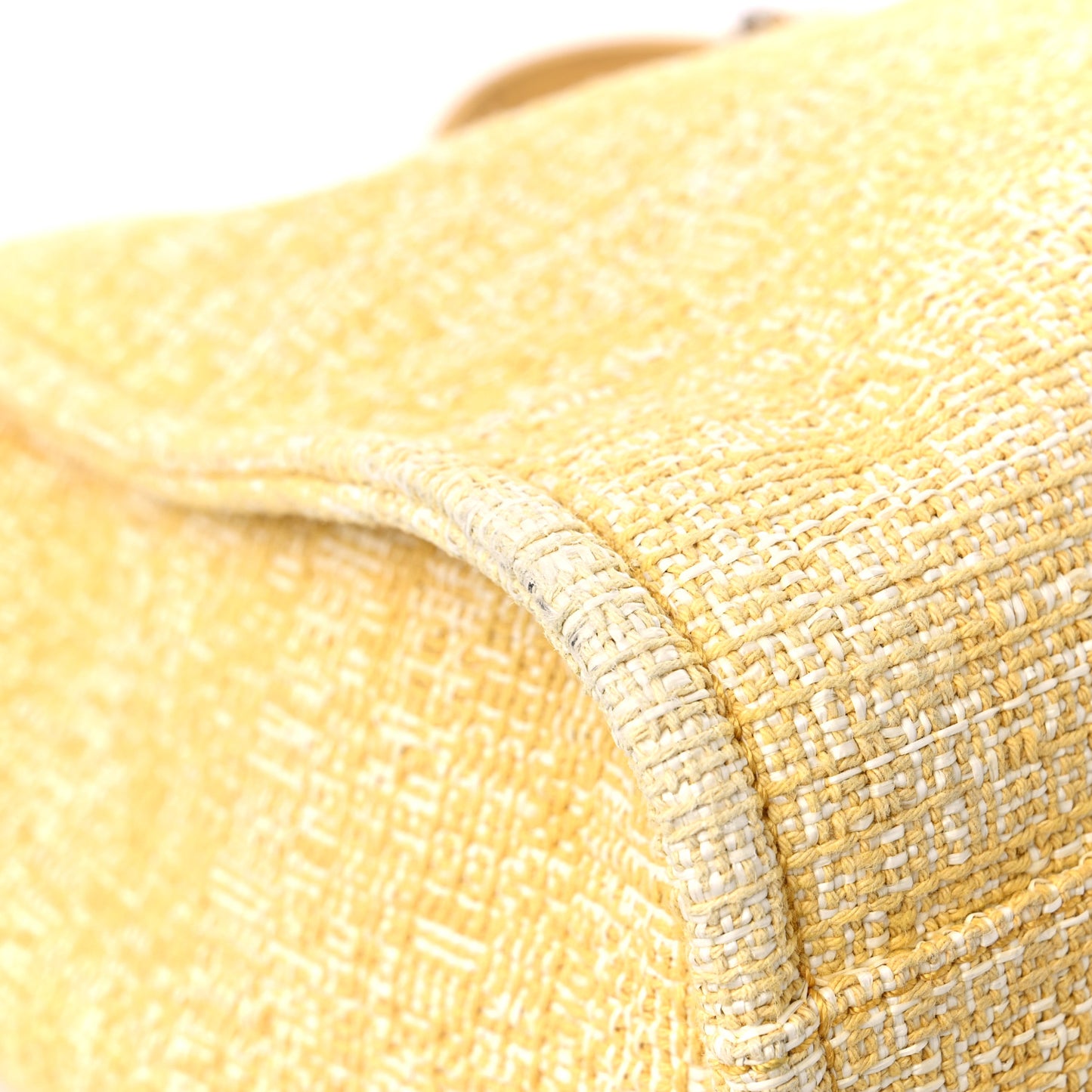 Canvas Large Deauville Tote Light Yellow