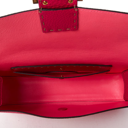 Fendi Cuoio Romano Selleria Baguette Fuxia 6 of 7