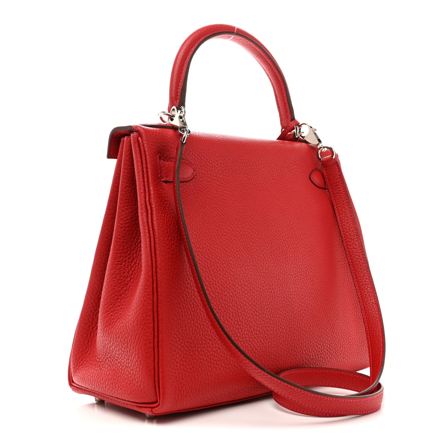 Hermes Togo Kelly Retourne 28 Rouge Casaque 2 of 12
