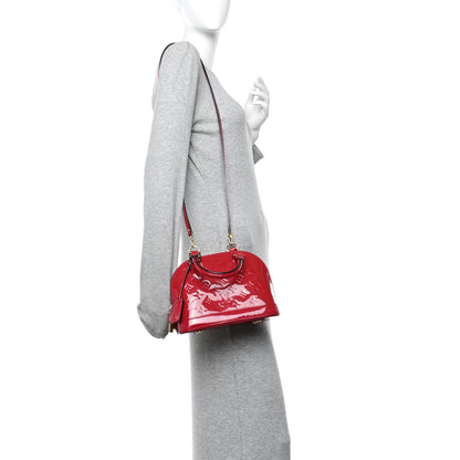 Louis Vuitton Vernis Alma BB Rose Indien 2 of 9