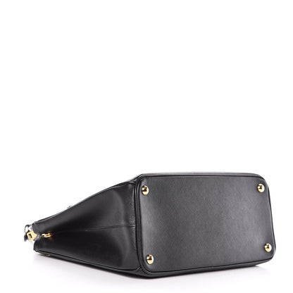 Prada Saffiano Medium Galleria Double Zip Tote Black 4 of 11