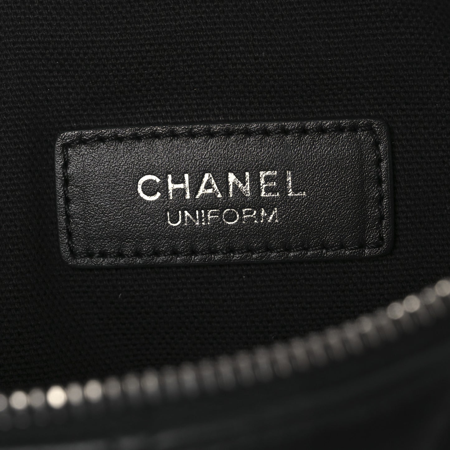 Calfskin Quilted Waist Belt Bag Black