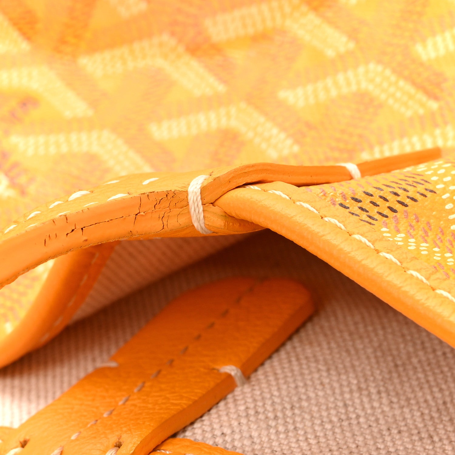 Goyard Goyardine Saint Louis PM Yellow 12 of 14