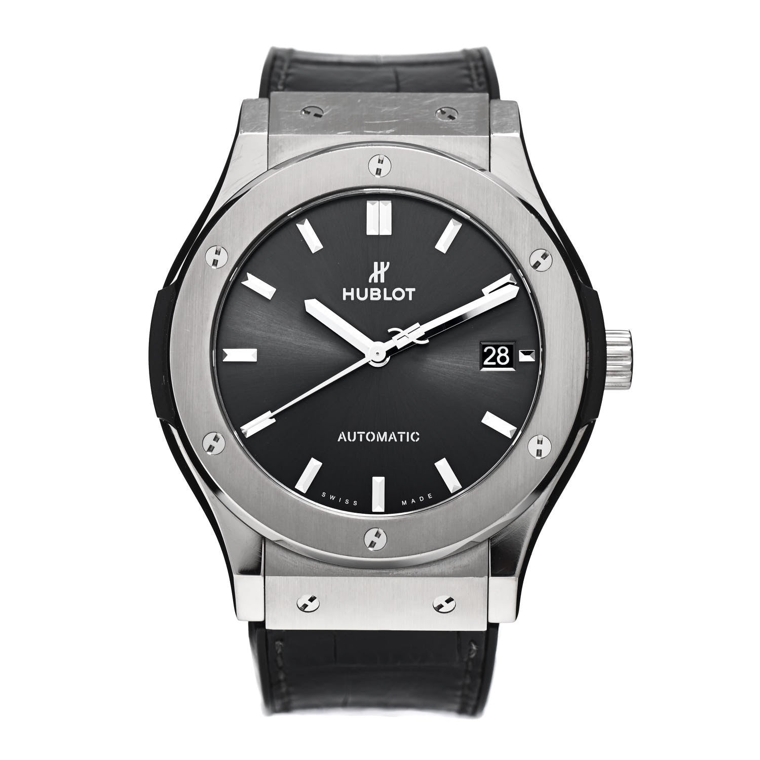 Hublot Titanium Rubber 42mm Classic Fusion Automatic Watch 511.NX.7071.LR　 1 of 5