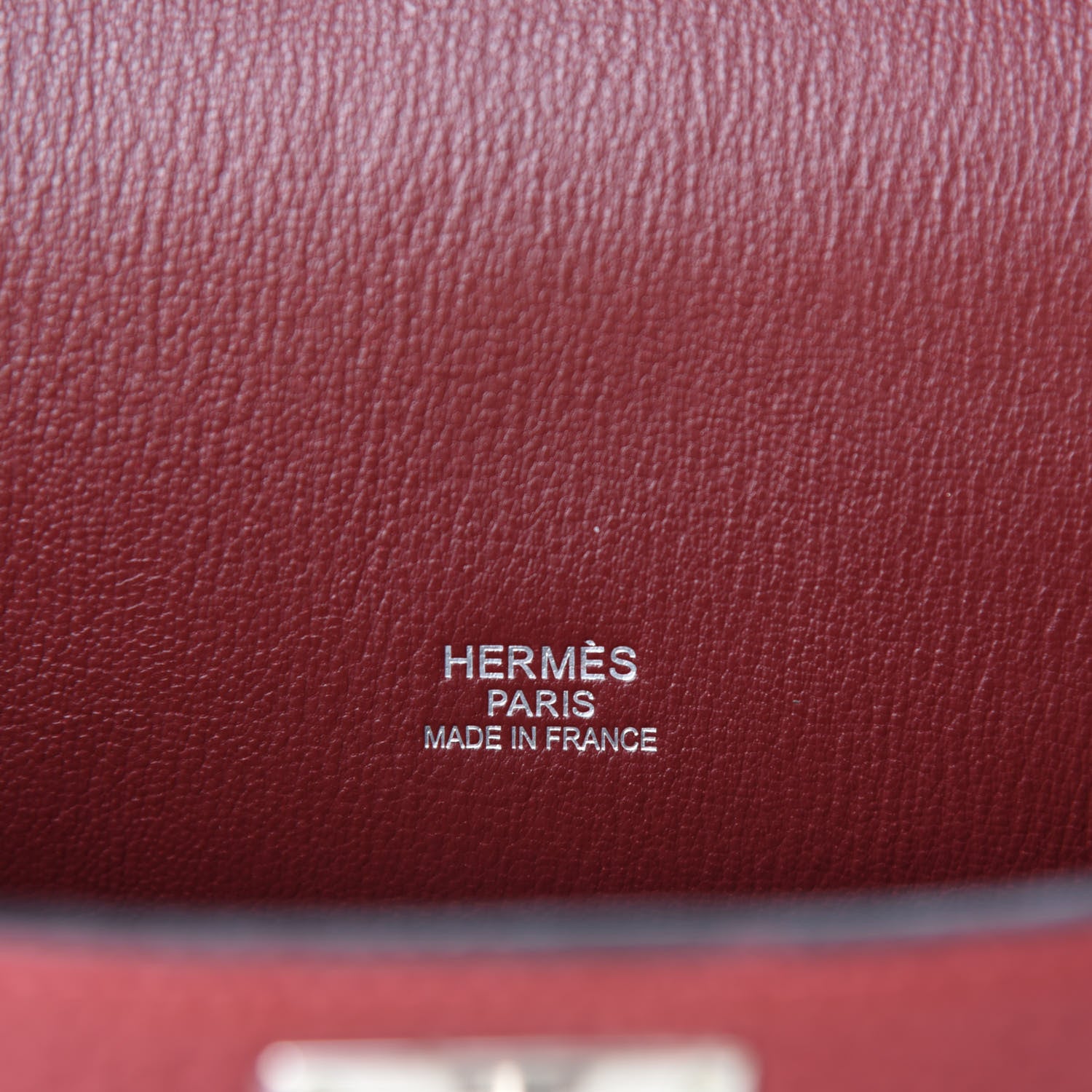 Hermes Taurillon Clemence Jypsiere 31 Rouge H 8 of 17