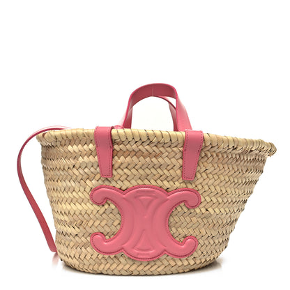 Celine Raffia Calfskin Triomphe Teen Panier Lipstick 1 of 9