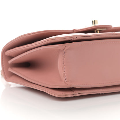 Chanel Calfskin Quilted Small Top Handle Flap Pink 9 of 14