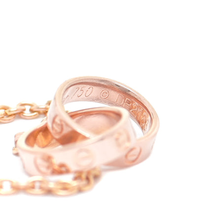 Cartier 18K Pink Gold Interlocking LOVE Bracelet 5 of 6