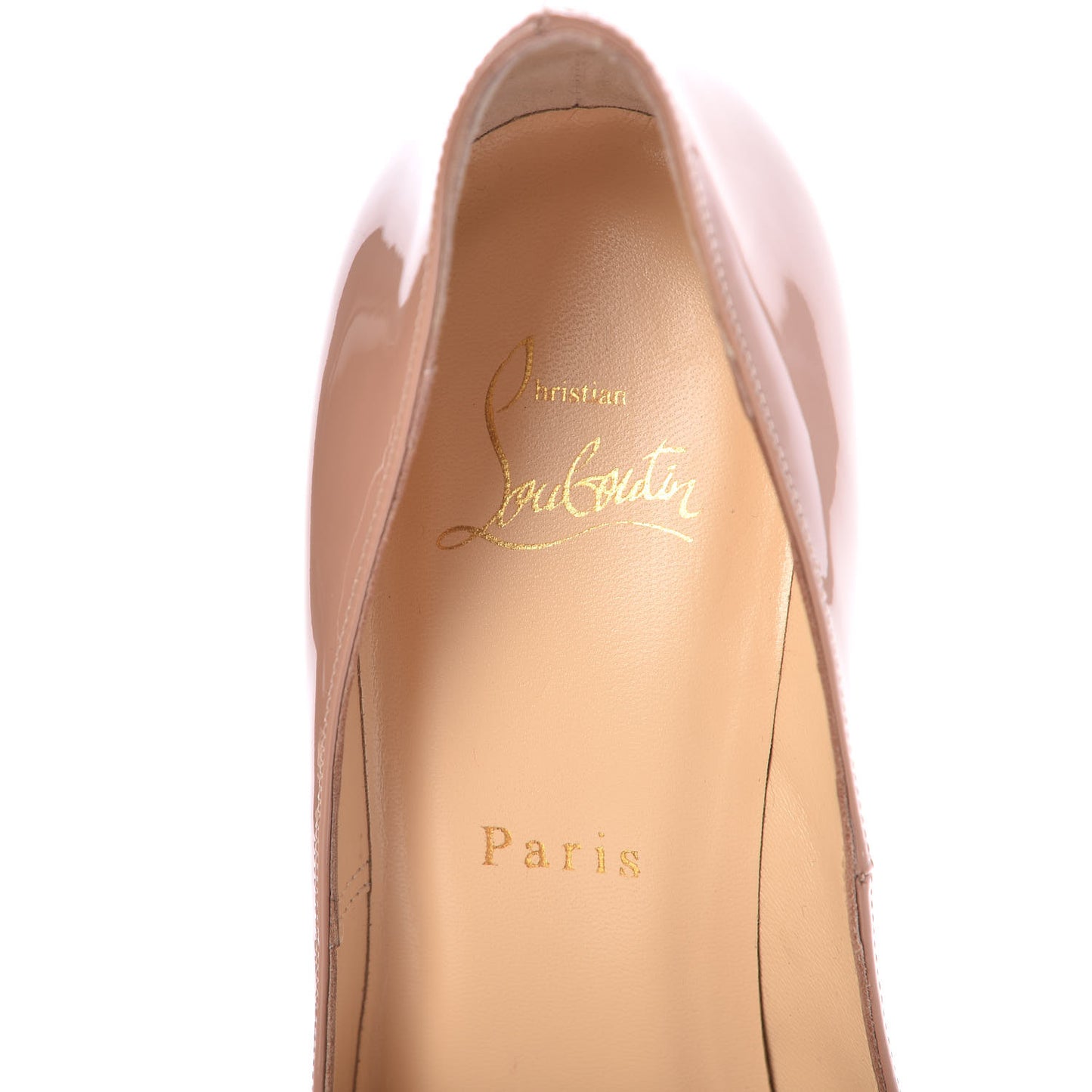 Patent New Very Prive 120 Pumps 38 Nude