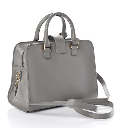 Saint Laurent Calfskin Small Monogram Cabas Fog 2 of 7