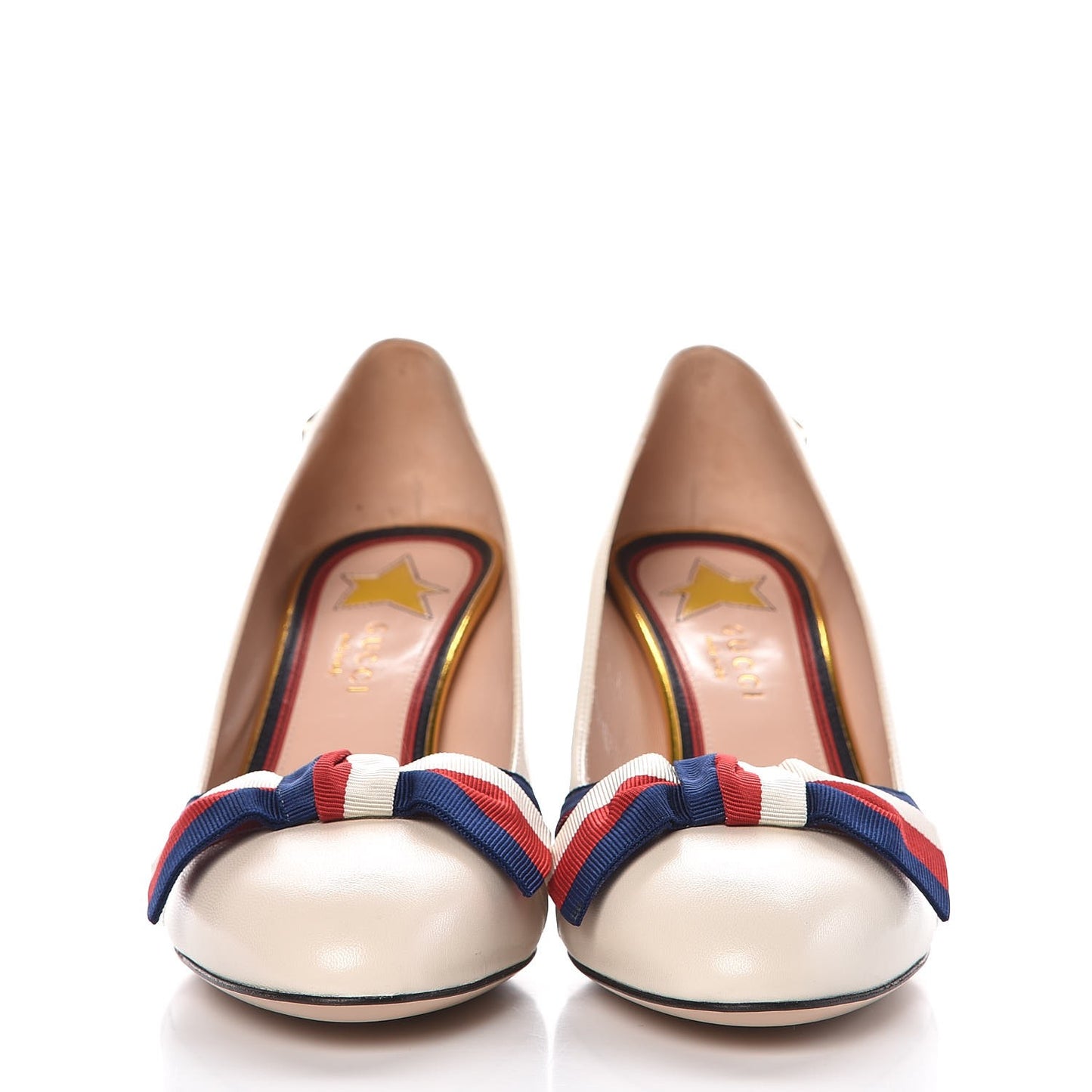 Malaga Kid Web Bow Pumps 38.5 Mystic White