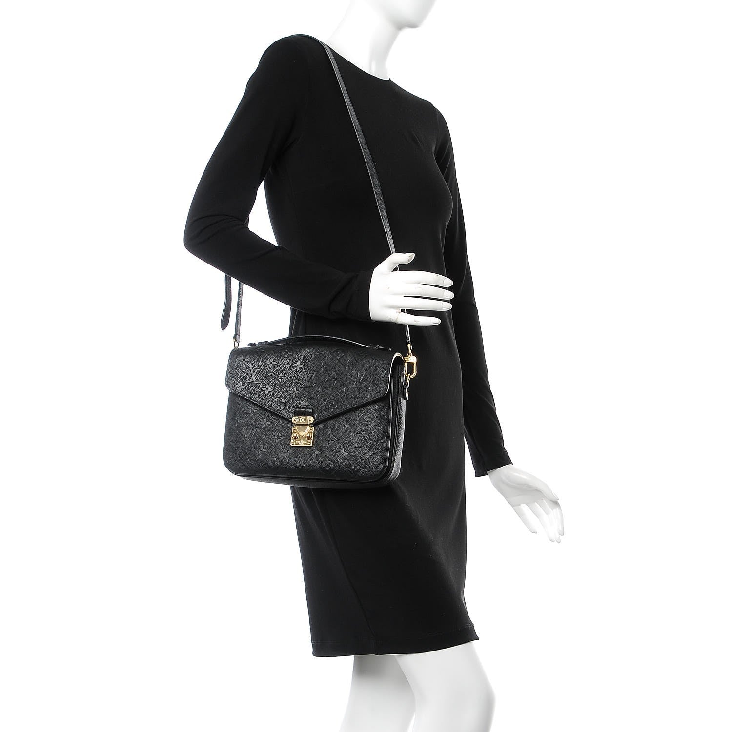 Louis Vuitton Empreinte Pochette Metis Black 2 of 9