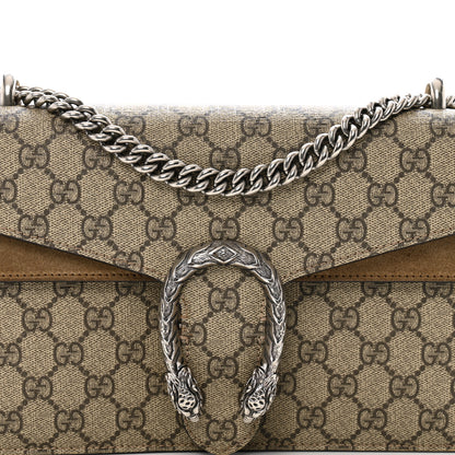 Gucci GG Supreme Monogram Small Dionysus Shoulder Bag Taupe 8 of 12