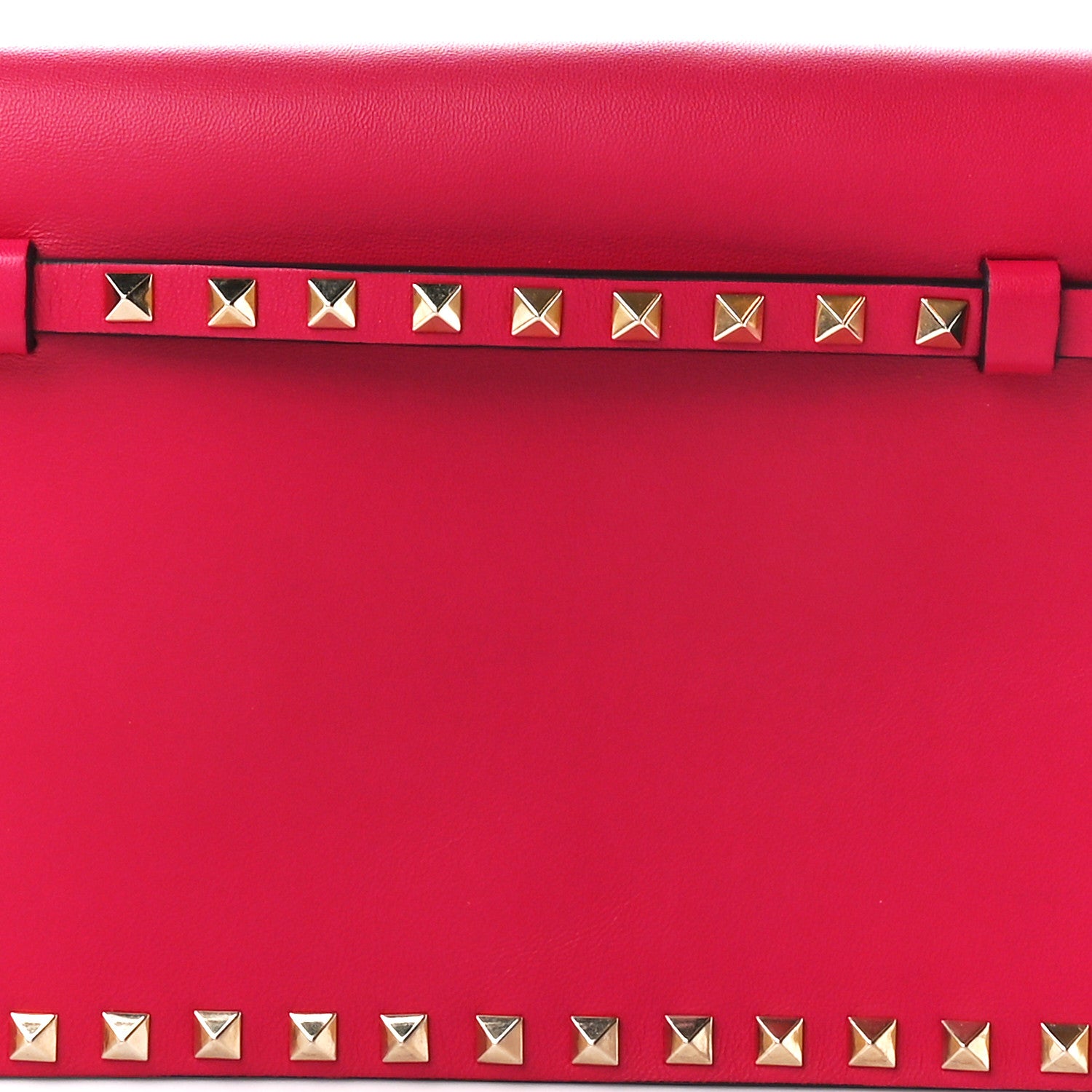 Valentino Garavani Nappa Rockstud Wristlet Clutch Cyclamin 9 of 11