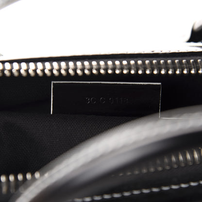 Givenchy Calfskin Contrast Topstitch Small Antigona Black White 7 of 10