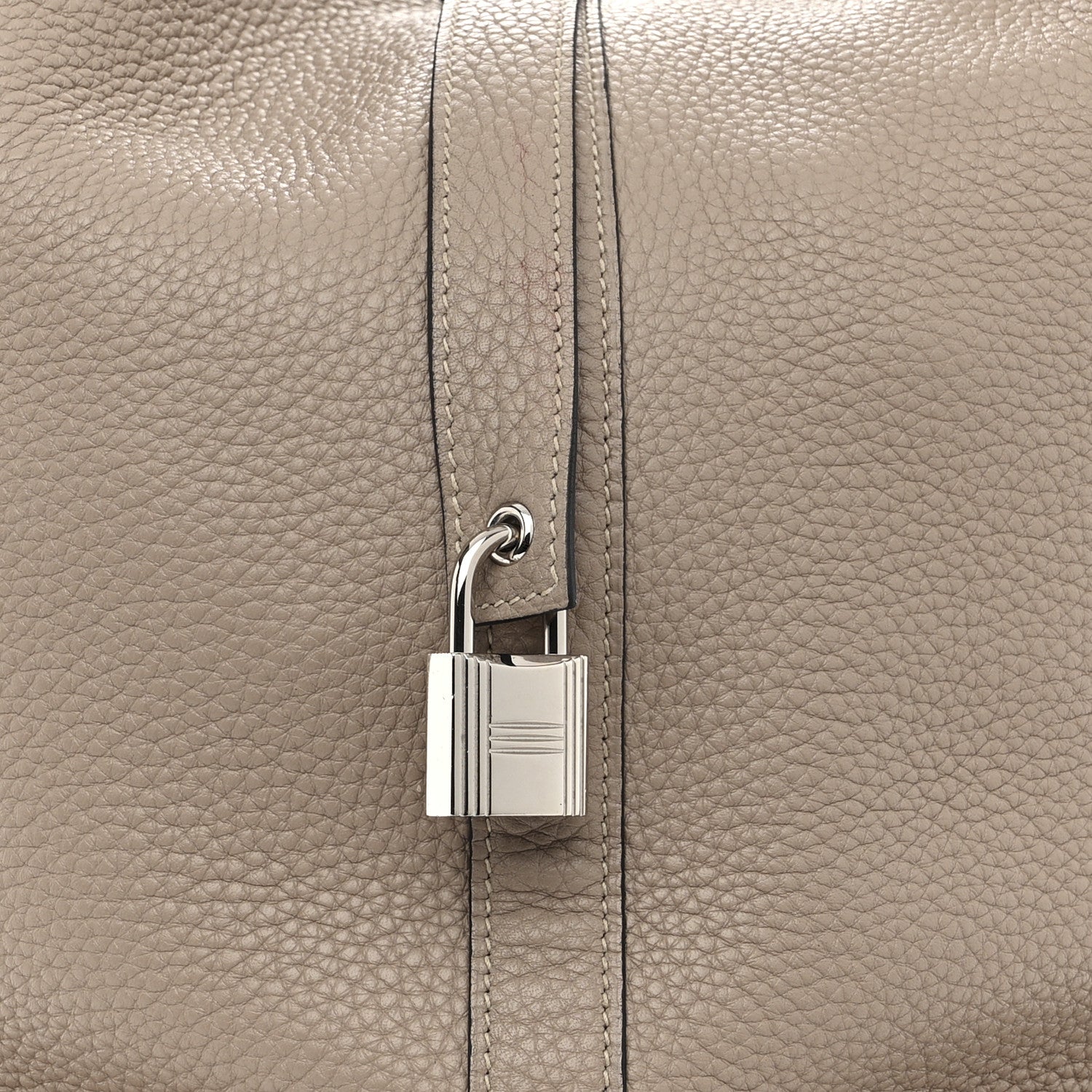 Hermes Taurillon Clemence Picotin Lock TGM Gris Tourterelle 8 of 12