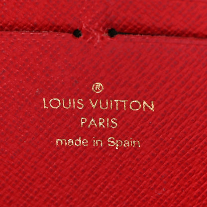 Louis Vuitton Damier Ebene Clemence Wallet Cherry 6 of 7
