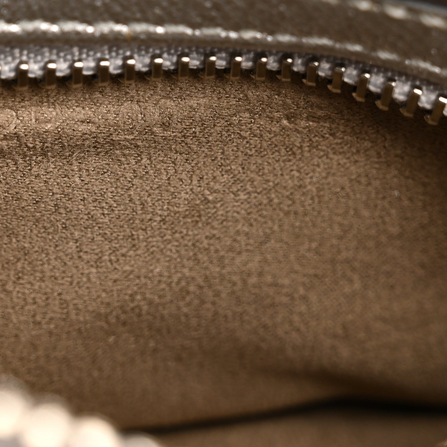 Pebbled Calfskin Studded Clutch Silver