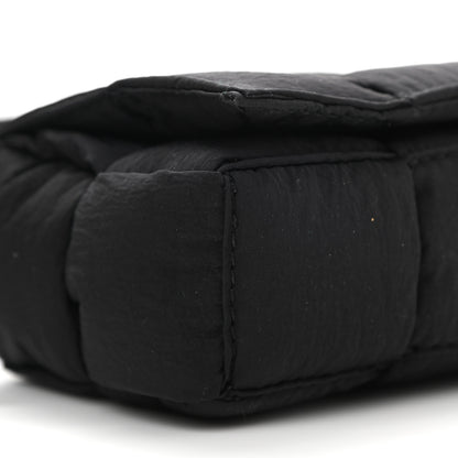 Bottega Veneta Nylon Intrecciato Mini Padded Tech Candy Cassette Bag Black 9 of 10