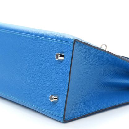 Hermes Epsom Kelly Sellier 25 Bleu Zanzibar 9 of 10
