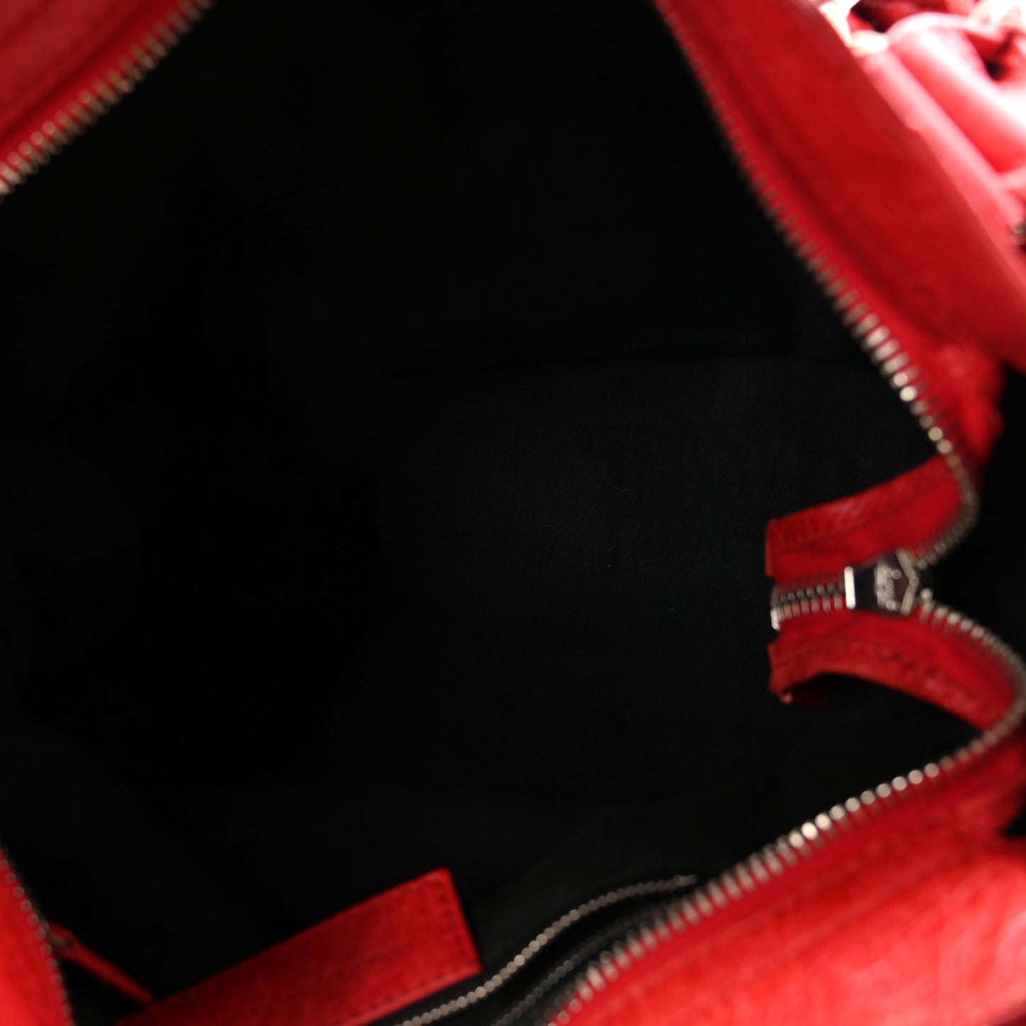 Agneau Giant 21 Silver Hardware City Rouge Coquelicot