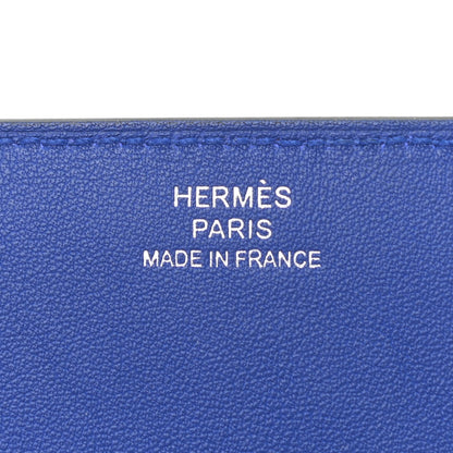 Hermes Epsom H-Postal Mini Card Holder Bleu Royal 7 of 8