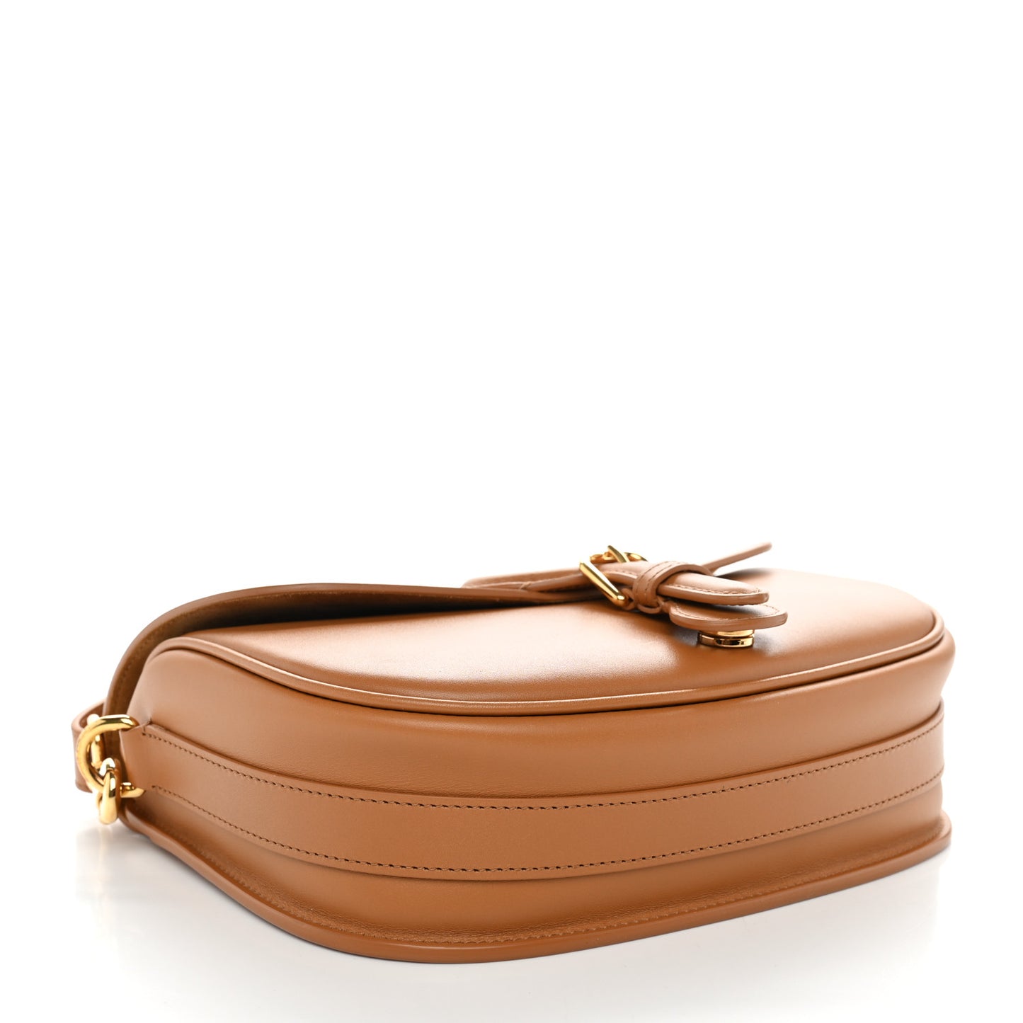 Box Calfskin Medium Bobby Flap Camel