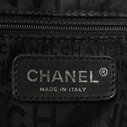 Chanel Lambskin Stitched Medium Ultimate Soft Tote Black 6 of 12