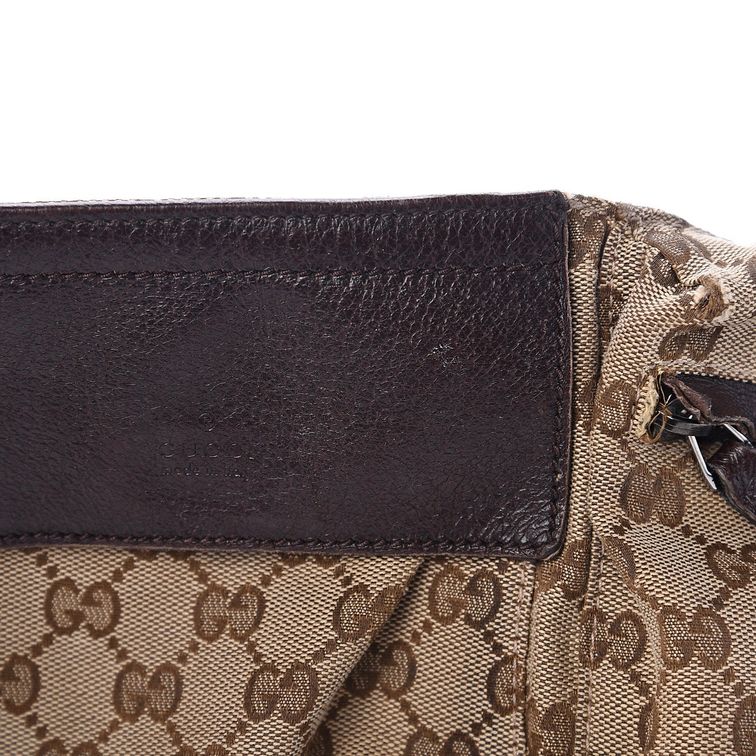 Gucci Monogram Web Belt Bag Dark Brown 9 of 12