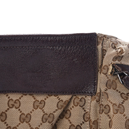 Gucci Monogram Web Belt Bag Dark Brown 9 of 12