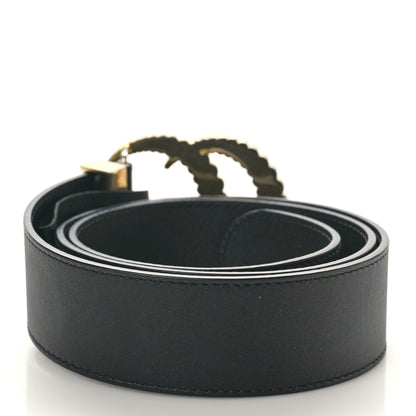 Gucci Moon Calfskin Torchon Double G 40mm Belt 85 34 Black 2 of 4
