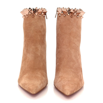 Christian Louboutin Veau Velours Firmamma 85 Booties 37.5 Bronze 2 of 6