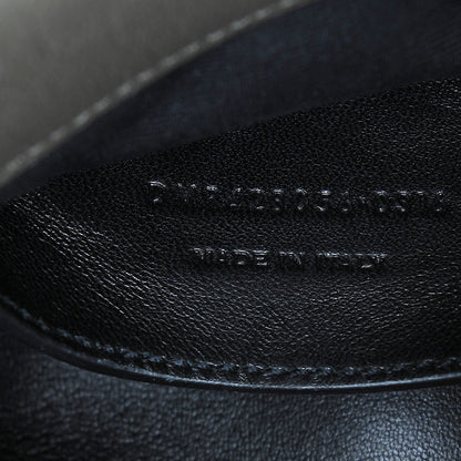 Saint Laurent Sheepskin Matelasse Chevron Monogram Medium College Bag Dark Anthracite 7 of 7