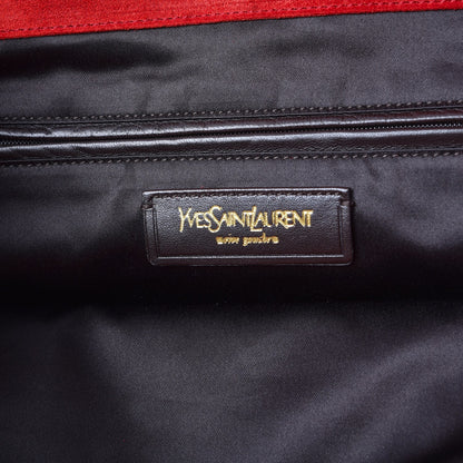 Saint Laurent Patent Large Downtown Red 6 of 7