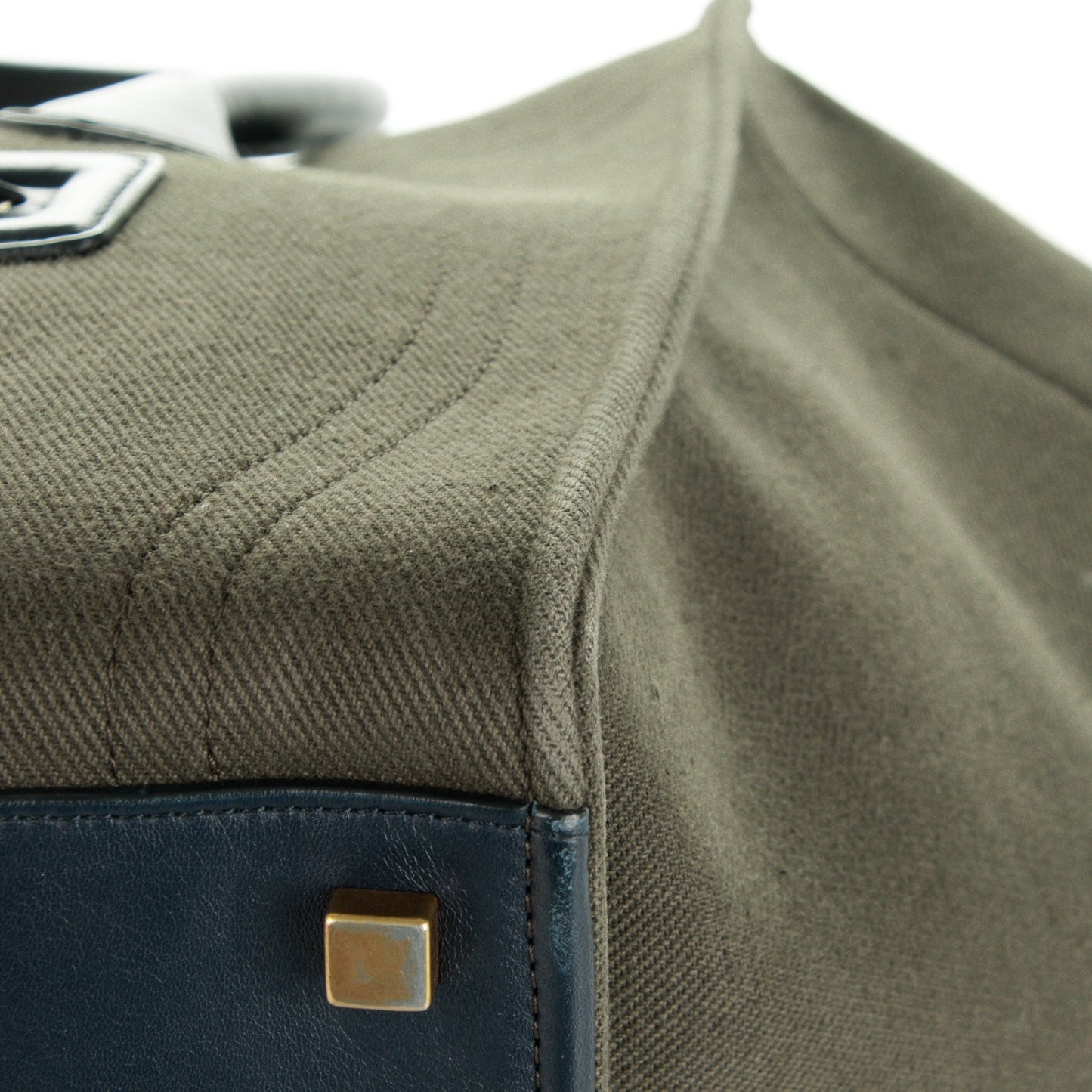 Cotton Canvas Medium Phantom Luggage Olive