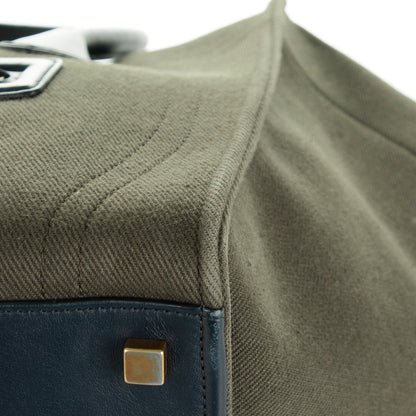 Celine Cotton Canvas Medium Phantom Luggage Olive 12 of 12