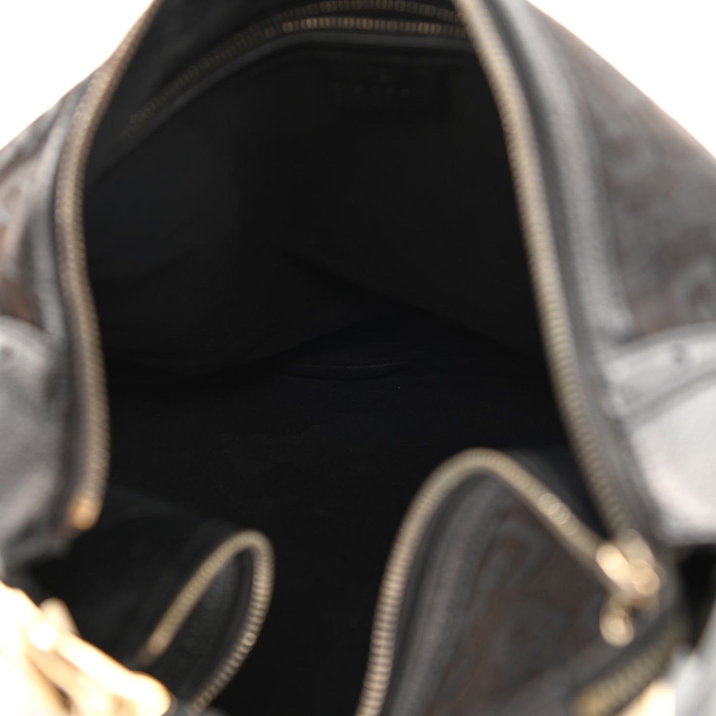 Canvas Horsebit Glam Hobo Black