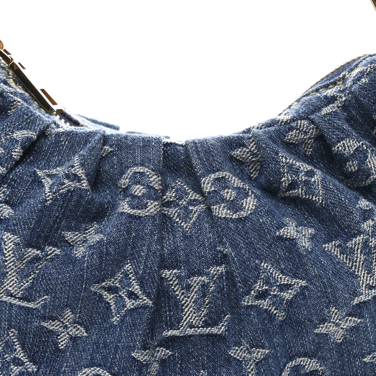 Monogram Denim Pochette Valley Blue