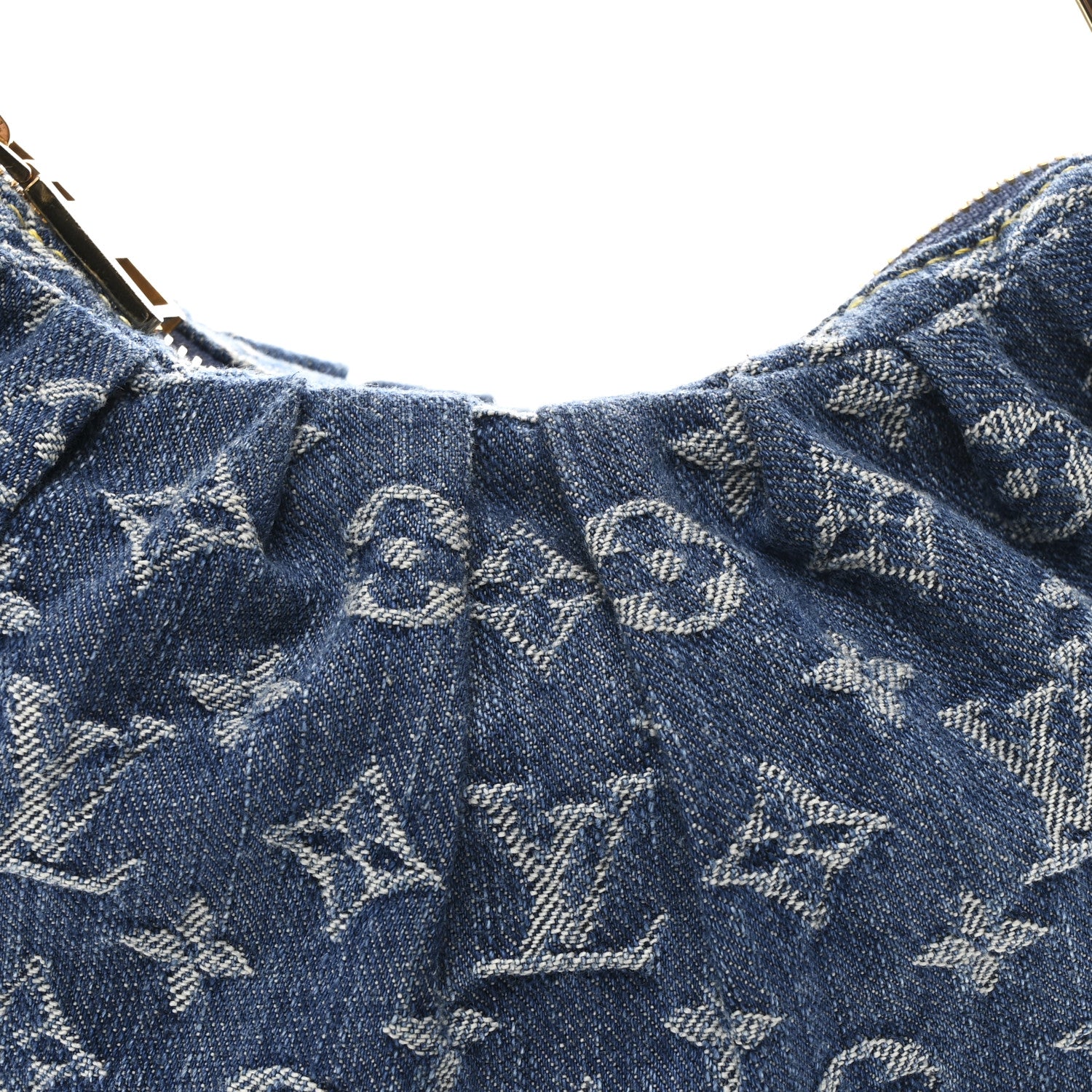 Louis Vuitton Monogram Denim Pochette Valley Blue 7 of 9