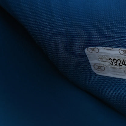 Chanel Caviar Timeless CC Wallet On Chain WOC Blue 8 of 11