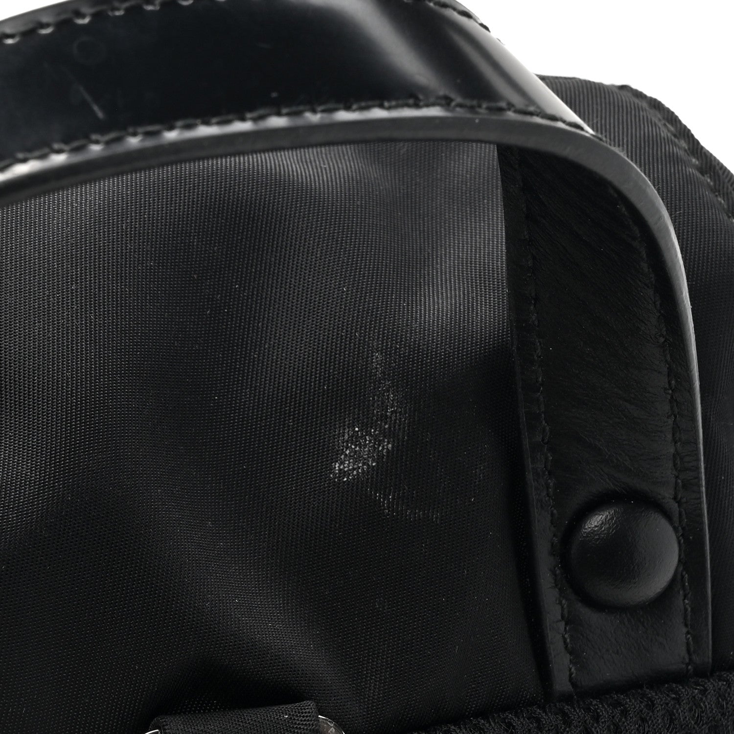 Prada Nylon Brushed Calfskin Mini Backpack Black 12 of 13