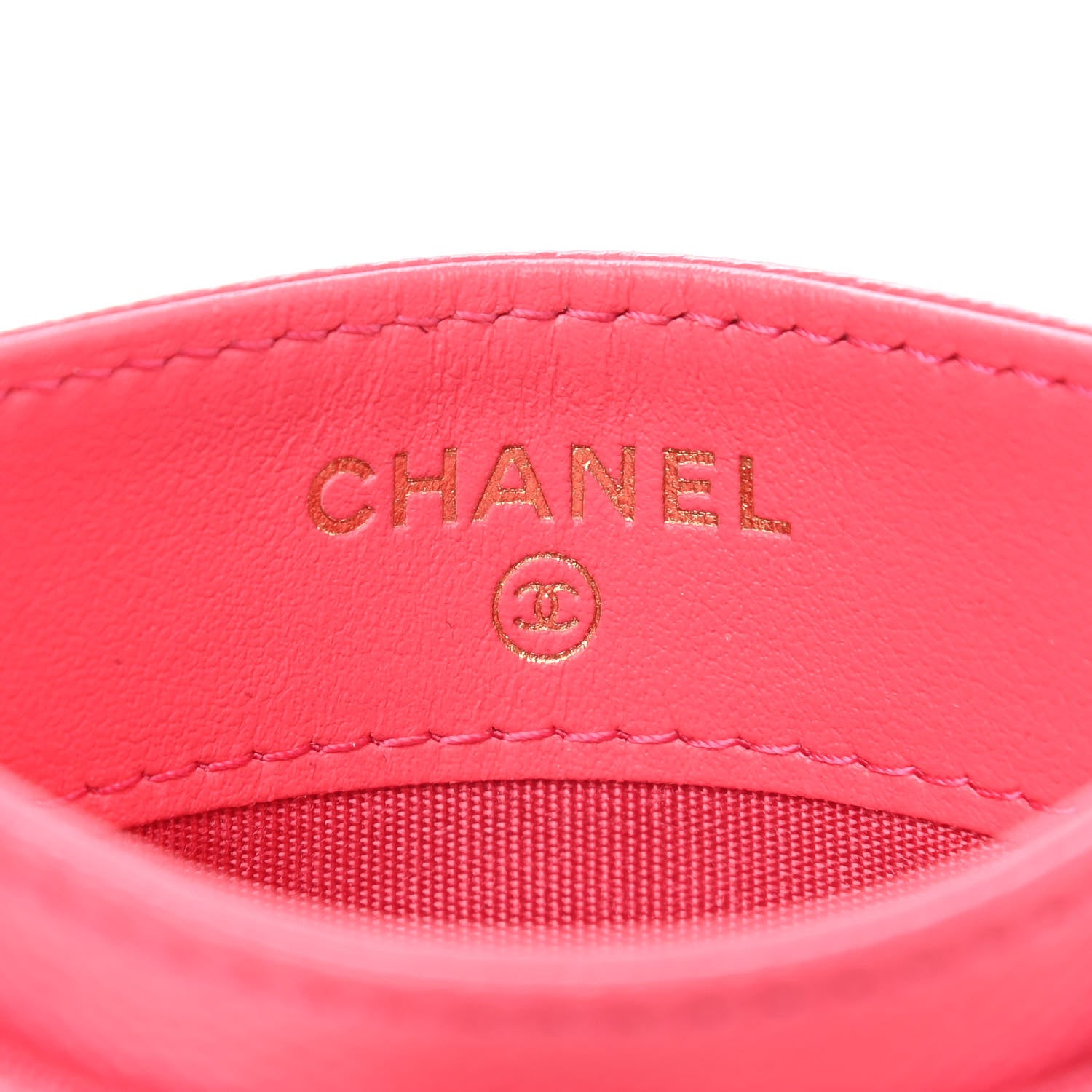 Chanel Caviar Quilted French New Wave Card Holder Rose 6 of 9