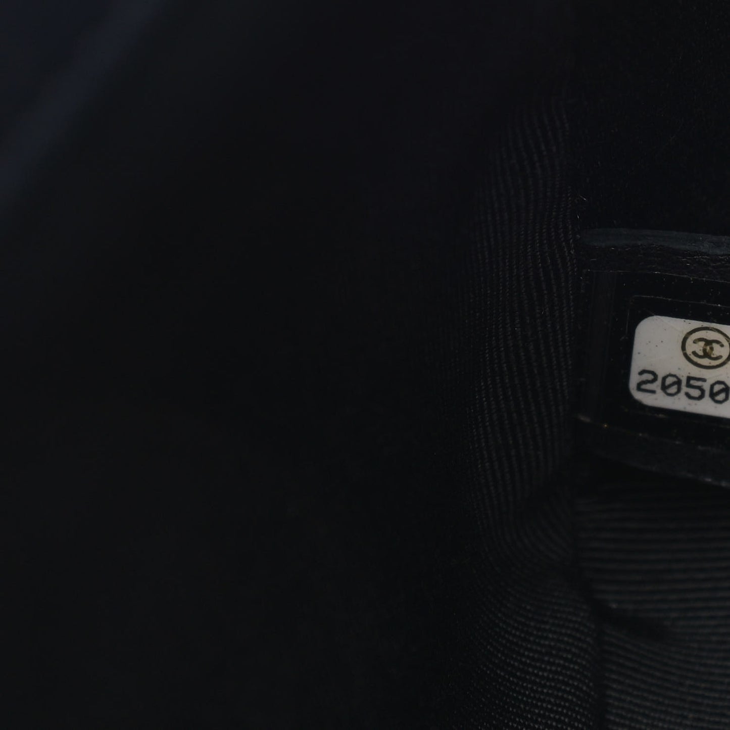 Lambskin Quilted Medium Graphic Flap Navy Black