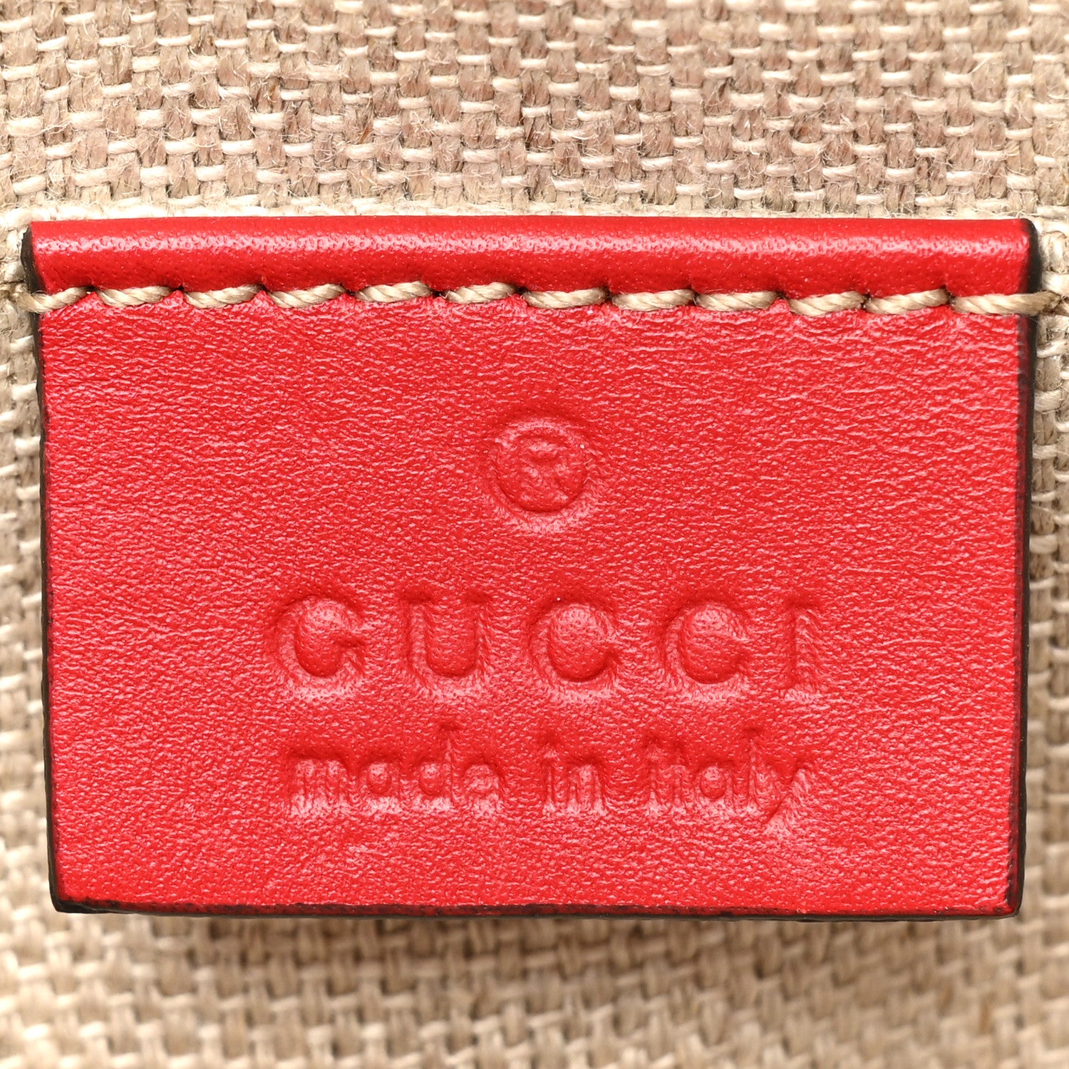 Gucci Calfskin Web Small Webby Bee Shoulder Bag Red 6 of 13