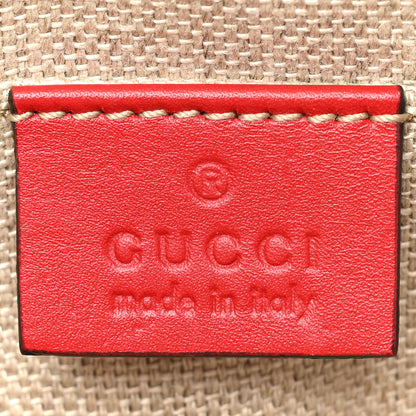 Gucci Calfskin Web Small Webby Bee Shoulder Bag Red 6 of 13