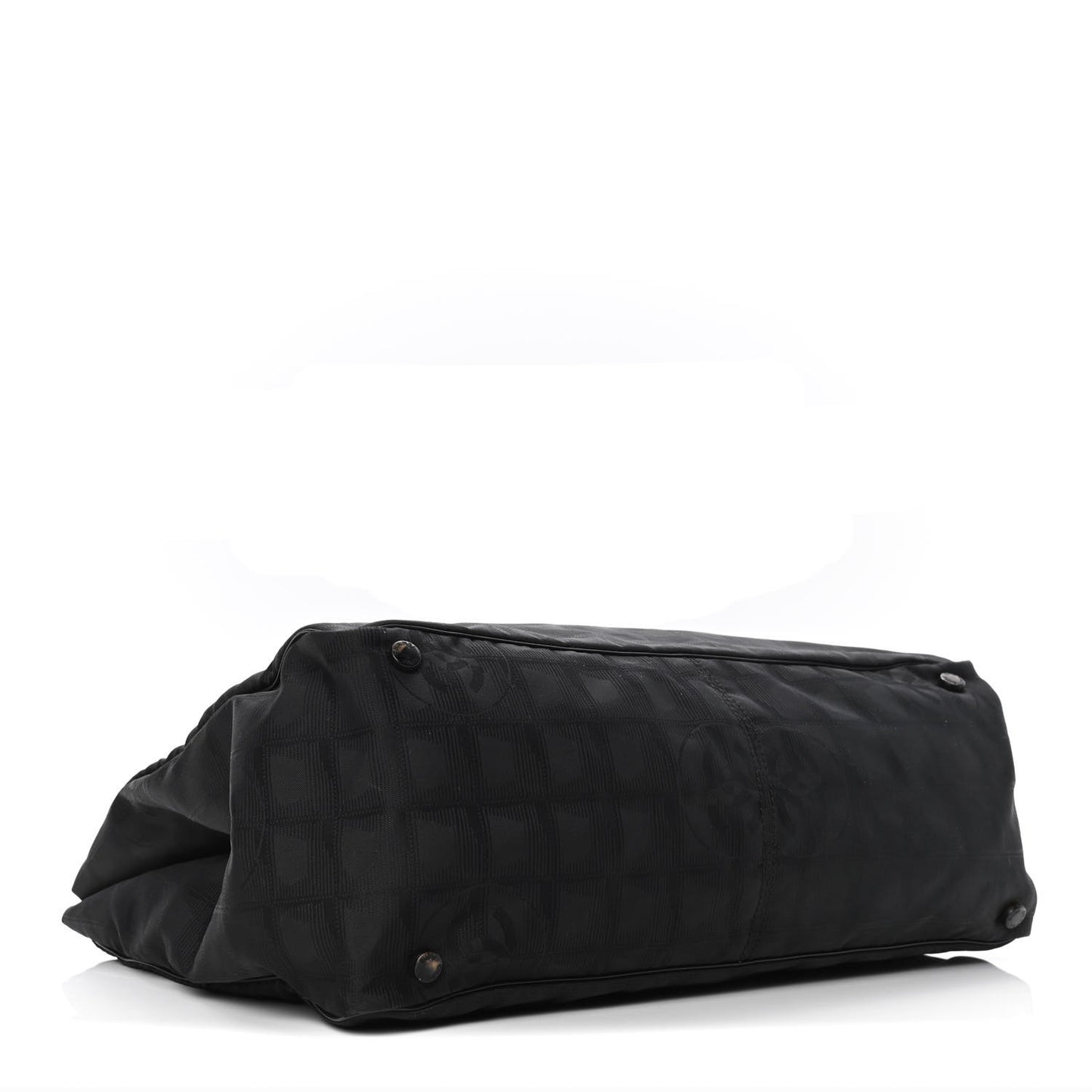 Nylon Medium Travel Tote Black