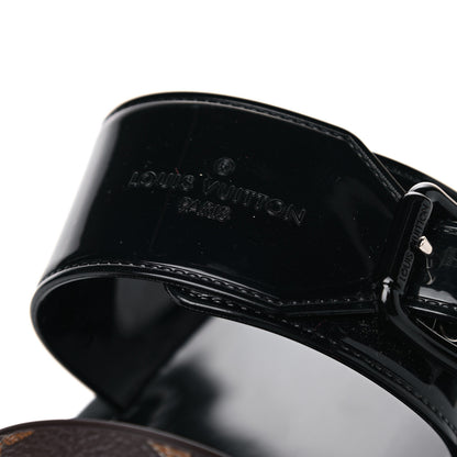 Louis Vuitton Monogram Sunbath Flat Mule Sandals 38 Black 10 of 11