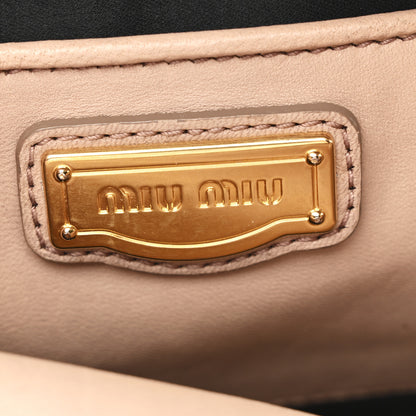 Miu Miu Nappa Matelasse Top Handle Bag Cammeo 6 of 13