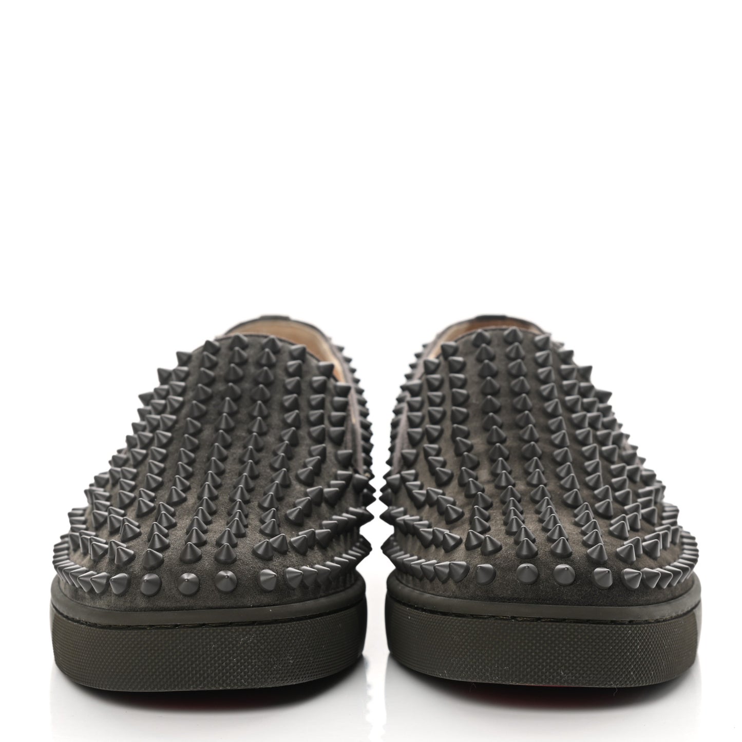 Veau Velours Spikes Mens Roller Boat Flat 40 Ombre